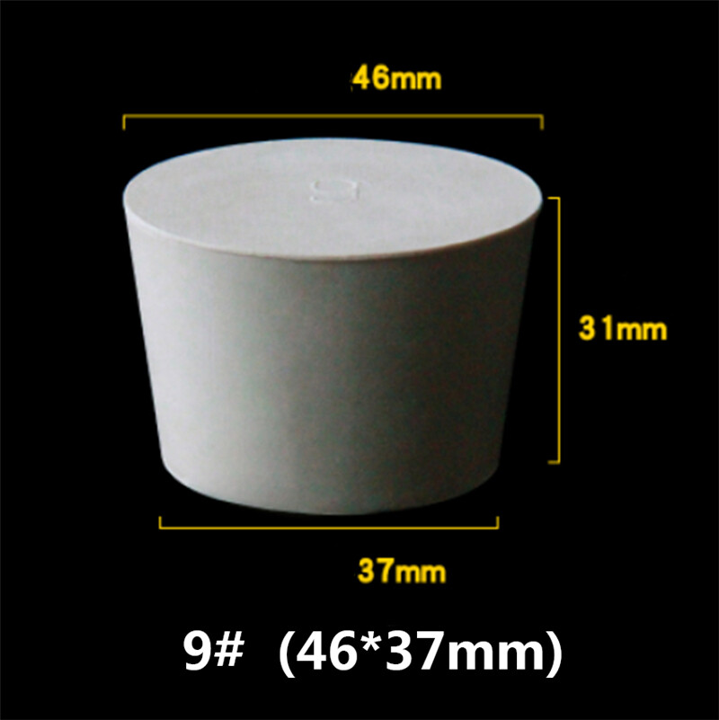 15 Sizes Rubber Stopper Bungs Laboratory Sealing Hole Stopper Tapered