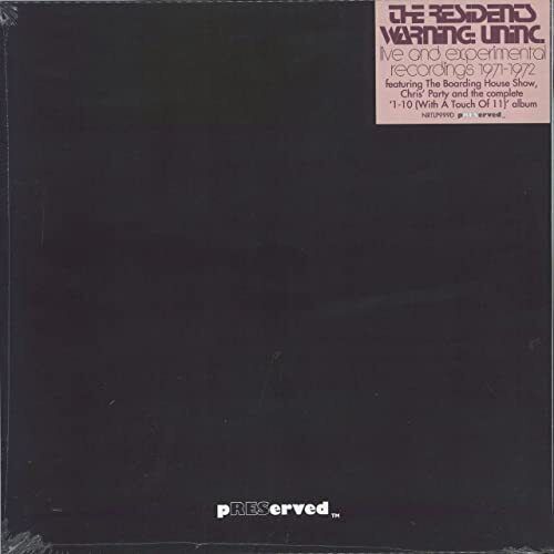 RESIDENTS - Warning  Uninc.  Live  Experimental Recordings 1971-1972 - K8200z