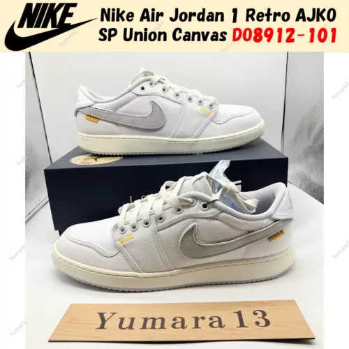 Nike Air Jordan 1 Retro AJKO Low SP Union Canvas DO8912-101 Men's Size