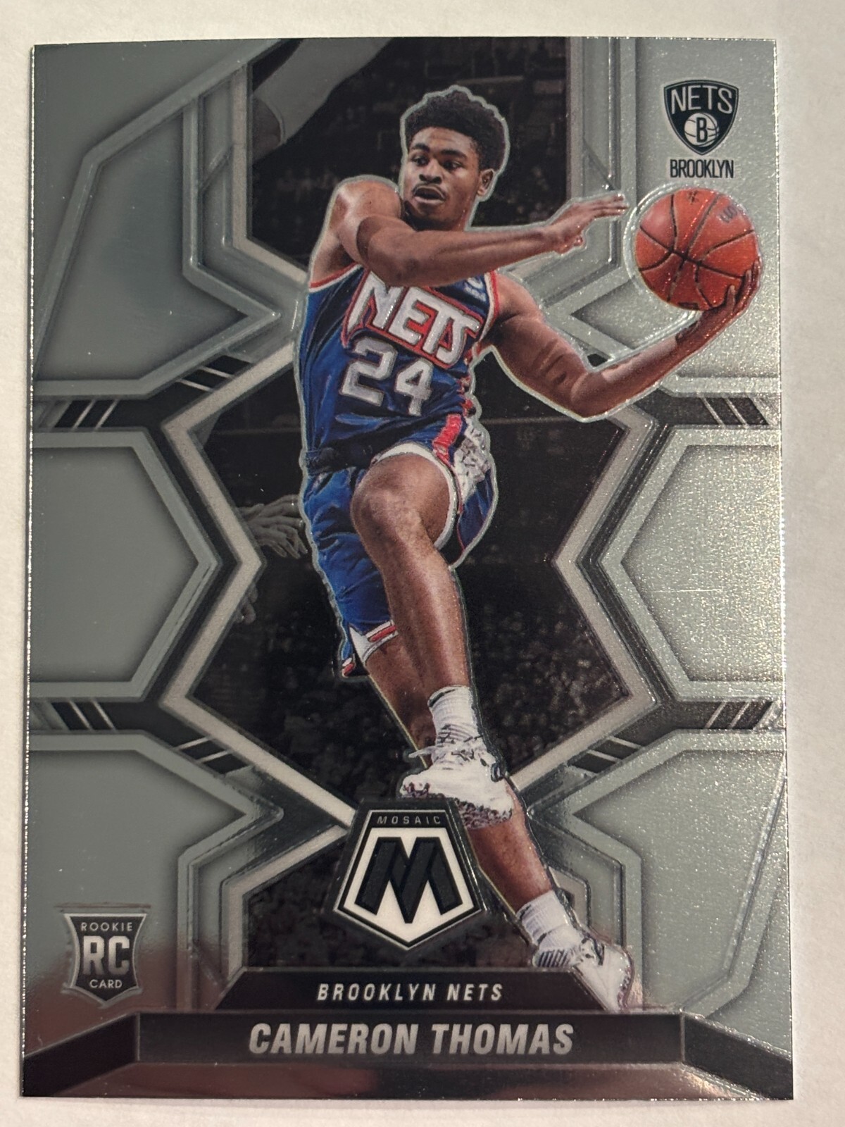 2021-22 Panini Mosaic #215 Cameron Thomas Brooklyn Nets