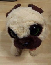 Juguete interactivo para mascotas JJ My Jumping Pug de piel de amigos reales peluche ladrando cachorro perro