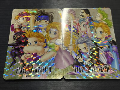 No.43/44 Adventurers Final Fantasy 6 FF6 Carddass Bandai 1995 | eBay