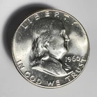 1960 Franklin Half Dollar 90% Silver -0316
