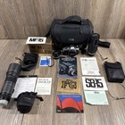 Nikon Fg Film Camera Black 50mm with Bag + Accessories