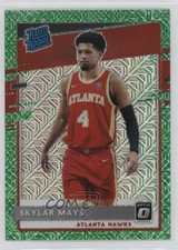 2020 Panini Donruss Optic Rated Rookie Choice Dragon Prizm Skylar Mays #196 09is