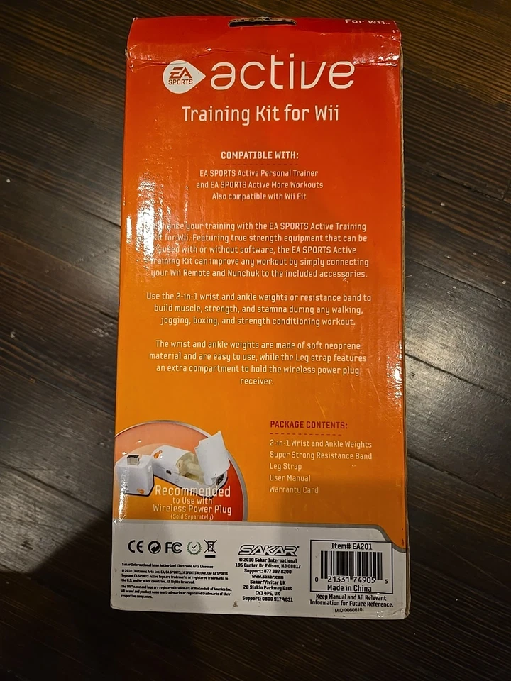 Kit de entrenamiento activo EA Sports (pesas/banda/correa) Nintendo Wii Foto 4 de 4