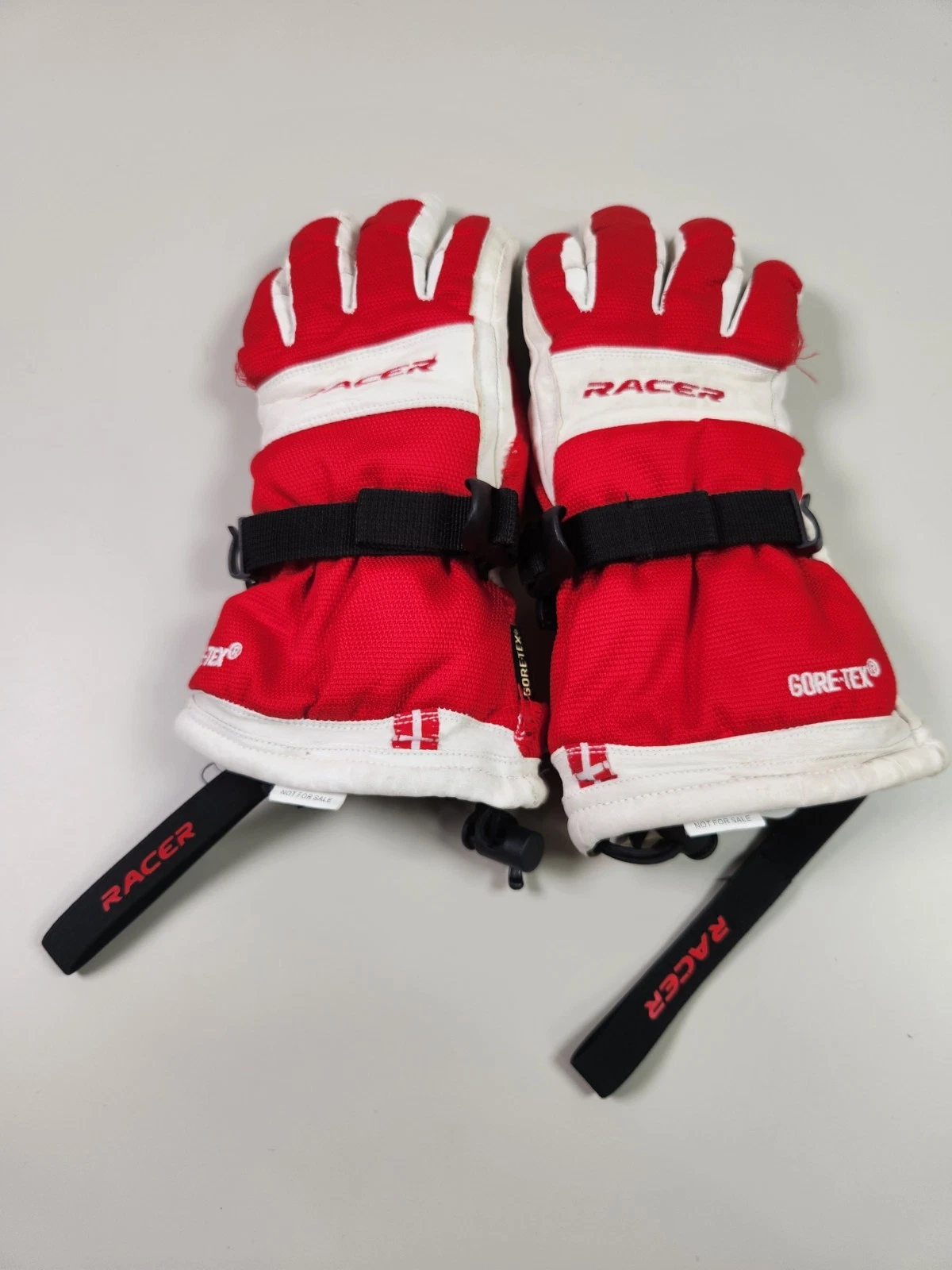Racer Ski Gloves Gore-Tex Red Adult Mens Medium 7 1/2 High Performance