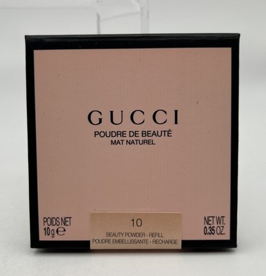 Gucci Poudre De Beaute Mat Naturel 10 Beauty Face Powder Setting 0.35 Refil NEW