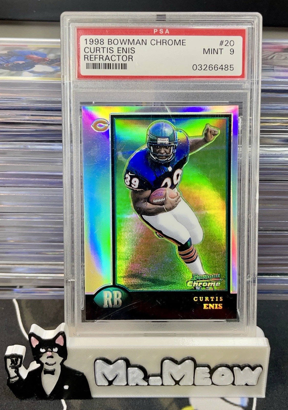 Curtis Enis Bowman Chrome #20 Refractor
