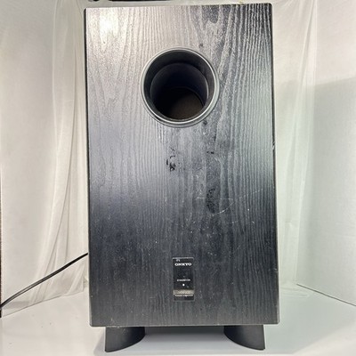 ONKYO サブウーファー SKW-201 ブラック Onkyo SKW-200 Powered Subwoofer 75 Watts Black 8” Strong Bass