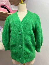 Mohair Sweater Cardigan Blended Fluffy Fuzzy Super Soft Women for Wedding