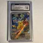 Pokemon Pikachu Promo Card 004/Sv-p Full Art Gem Pack Chinese Edition CGC 10
