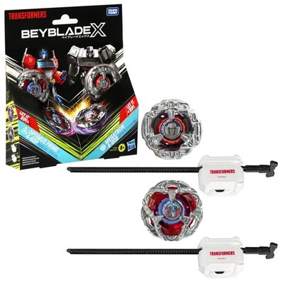Beyblade X Transformers Collab Optimus Prime 4-60P Vs Megatron 