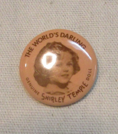 Shirley Temple Doll Pinback