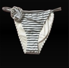 4th & Reckless Monaco black and white bikini bottom - Size 10