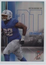 2024 Signature Class Rookies Chrome Variations Teal 116/225 Justin Eboigbe 1q34