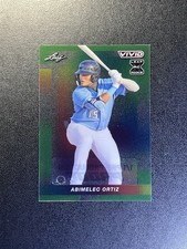 2023 Leaf Vivid Abimelec Ortiz 1/1 Pre-Production Proof RC Rookie