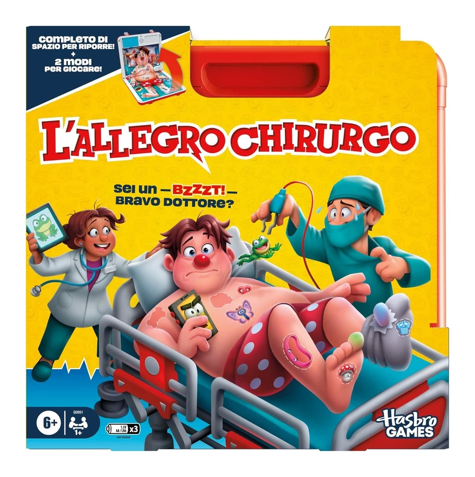 Hasbro L'Allegro Chirurgo gioco GAMING B2176103 - Immagine 2 di 4