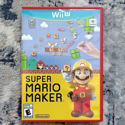 Super Mario Maker Nintendo Wii U Platformer No CIB Tested Working Good Condition