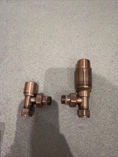 Angled Copper Radiator Valves 15mm-1/2inch