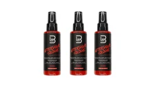 L3VEL3 Aftershave Cologne Flame, 3.38 Oz Red. 3 Pack. Refreshing, All Skin Types