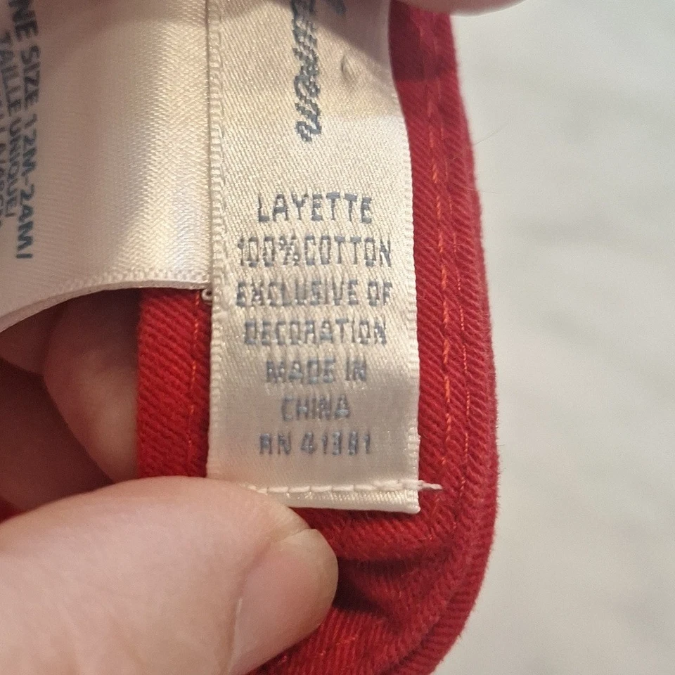 Polo Ralph Lauren Niños Rojo Gorra Sombrero 12 Meses - 24 Meses Unisex Azul Pony Preppy Foto 3 de 4