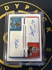 2025 national treasures football dual auto travis hunter shedeur sanders /25