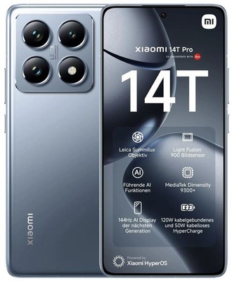 Xiaomi 14T Pro 5G 12GB RAM 512GB Dual Titan Blau EU