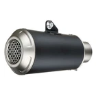 9746B - LeoVince LV-10 BLACK EDITION Stainless Exhaust Terminal Ø 54 Universal