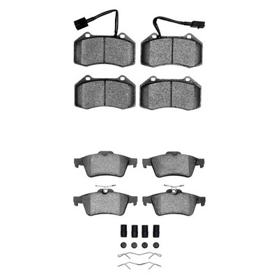 For Chevy Cobalt 08-10 R1 Concepts Optimum OEp Front & Rear Brake Pad Set