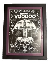Marie Laveaus House of VooDoo New Orleans LA  Professionally Framed Poster