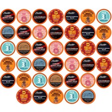 40 Count Medium Roast Coffee Pods, K Cup 2.0 Compatible, Assorted Sampler Pack