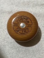 Vintage Tom Kuhn No Jive 3-in-1 Wooden Yo-Yo   San Francisco   Rare Collectible