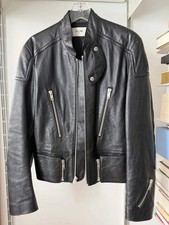 Celine lambskin leather biker jacket