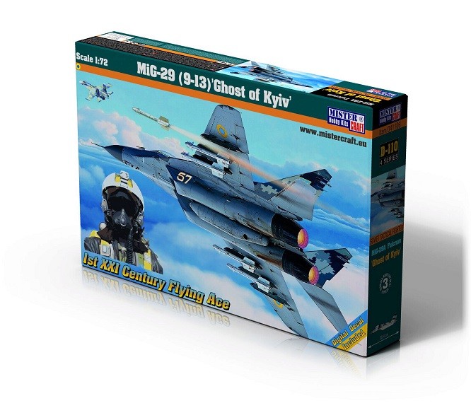 Mistercraft D-110 - 1:72 Mig-29 (9-13) Ghost Of Kiev - New