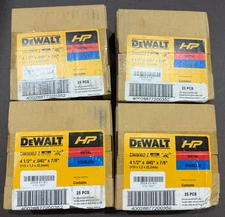 DEWALT DW8062B5 4-1/2" x .045 x 7/8" Metal Stainless Cutting Wheels, Lot of 20