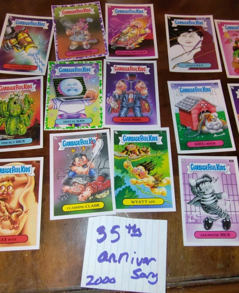 2020 Topps Garbage Pail Kids 35th Anniversary MIDLIFE CRISIS 18-Card Sub Set GPK - Image 3 of 4