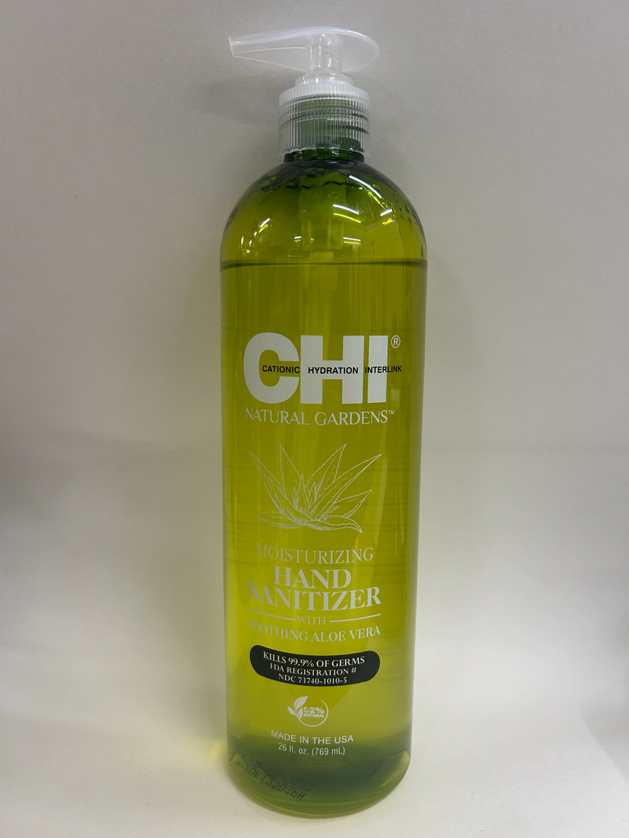CHI NATURAL GARDENS MOISTURIZING HAND SANITIZER WITH ALOE 26 oz | eBay