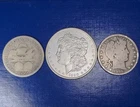1890 Morgan Dollar 1893 Columbian Expo & 1906 Barber Half Silver Coin Lot