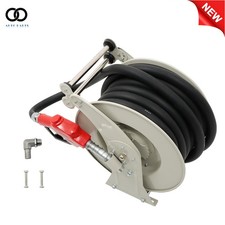 Diesel Hose Reel Fuel Hose Reel with Fueling Nozzle 1"  50FT Retractable 300PSI