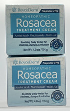 Lot of 2 Roycederm Azelaic Acid Rosacea Treatment Cream Redness Relief 4 oz