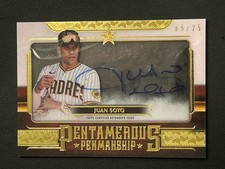 2023 Topps Five Star - Pentamerous Penmanship #PP-JS Juan Soto /25 Auto