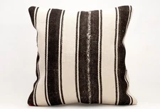 Kilim Pillow Cover, 20x20 in, Decorative Sofa Cushion, Handmade Boho Pillow