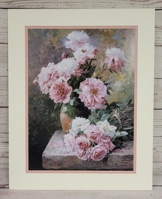 Peonies & Roses Art Print Albert T. Furcy de Lavault  Floral Still Life