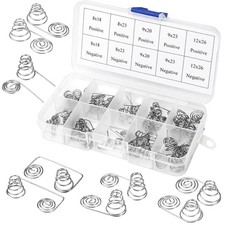 50pcs AA Battery Spring Replacement Assorted, Conversion Spring Positive  Negat