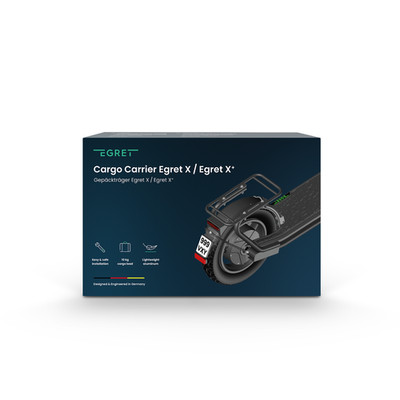 Cargo Carrier E-Scooter Gepäckträger (max. 10 kg) für Egret X Modelle