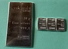 VALCAMBI SUISSE CombiBar (13) grams  .999 FINE SILVER • 10g x1 & 1g x 3▫️🇨🇭⭐️