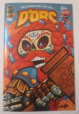 D'ORC #3 Trade Dress - J. Gonzo (SIGNED By Gonzo) w/COA