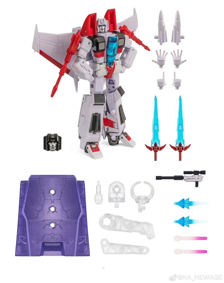 NEWAGENAH13B SAMURI MICHAEL Starscream Mini Transformable Toy Action Figure Gift - Image 3 of 4