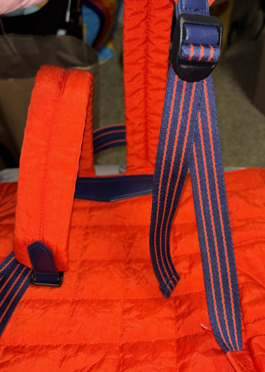 Universal Thread Soft Utility Square Backpack Ora… - image 13